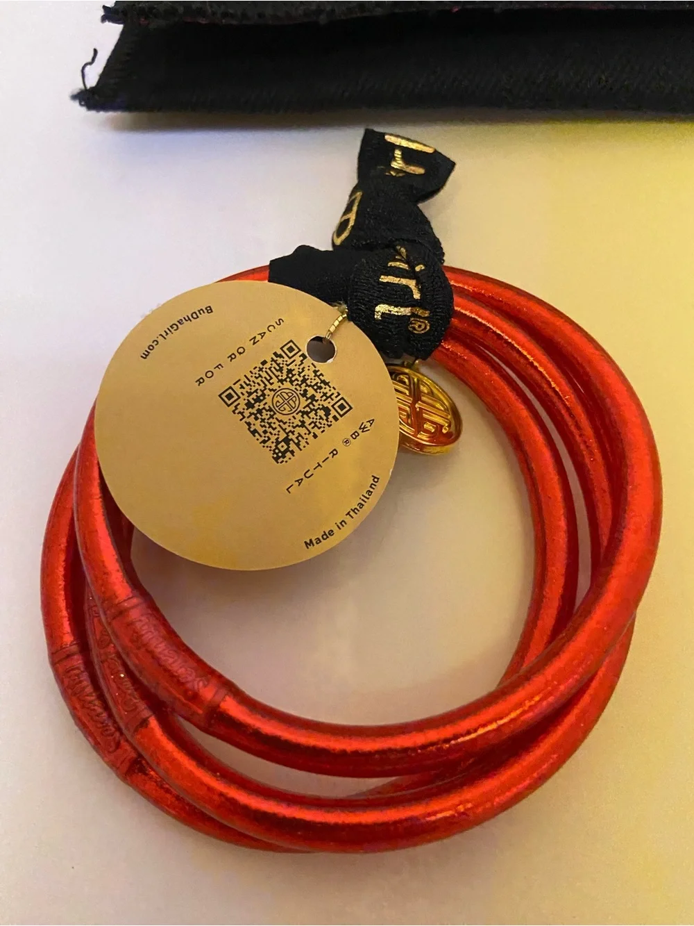 Budhagirl All Weather Bracelets Set Of 3 Red